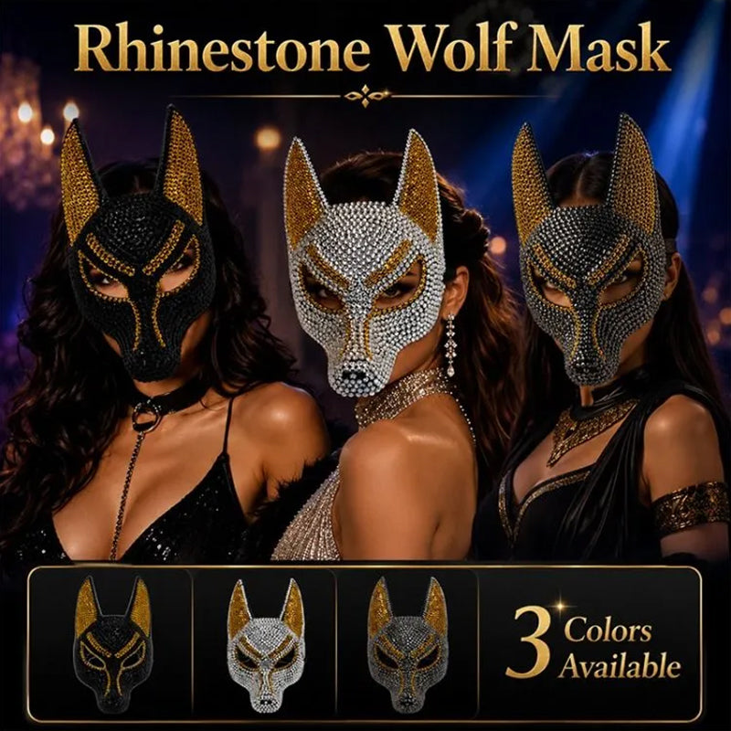 ANUBIS // Rhinestone Festival Mask