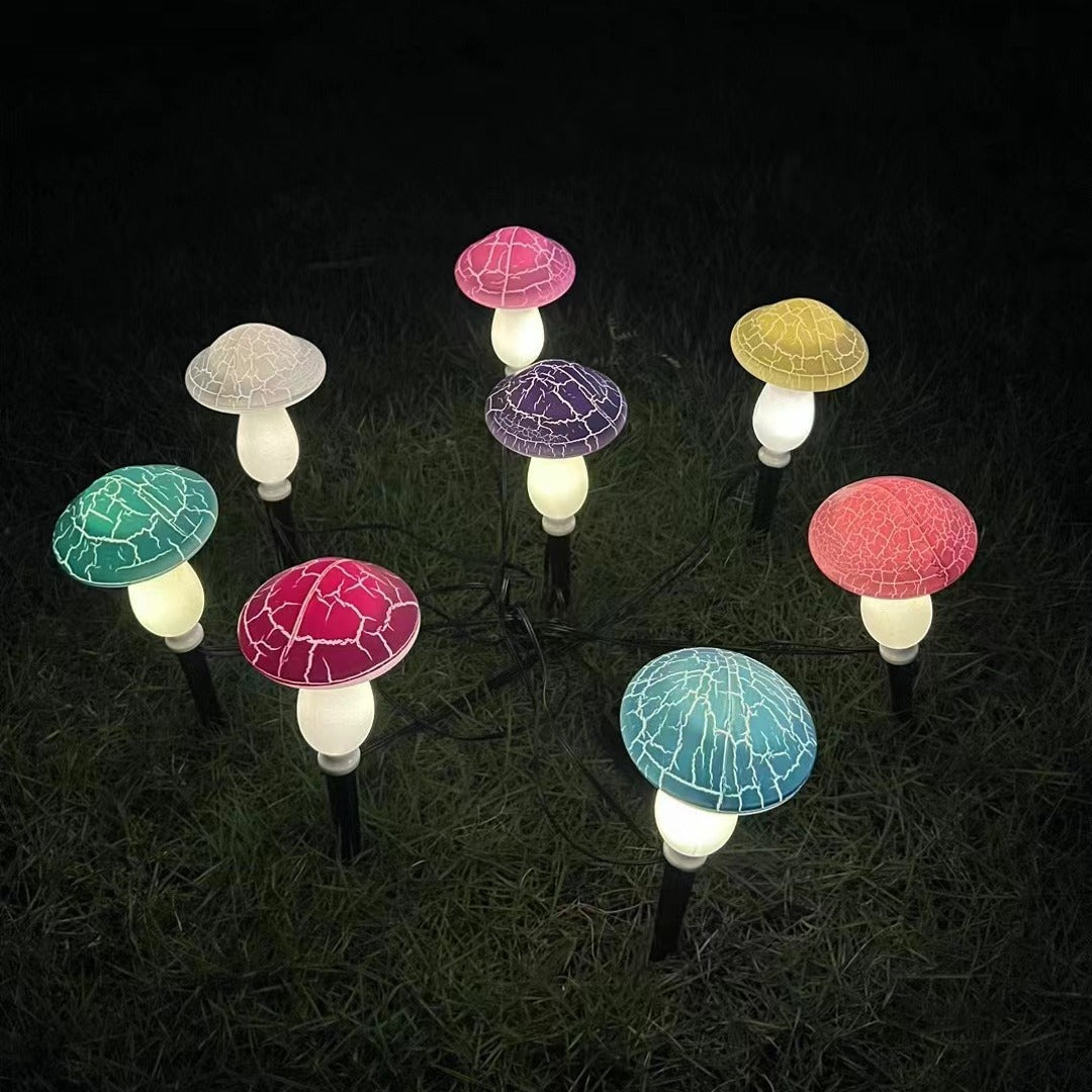 MYCELIUM PATH // Solar Mushroom Garden Lights