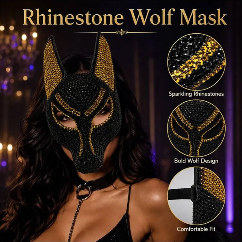 ANUBIS // Rhinestone Festival Mask