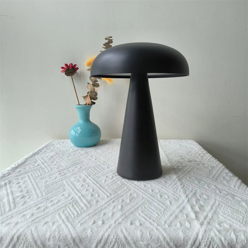EMBER CAP // Rechargeable Mushroom Table Lamp