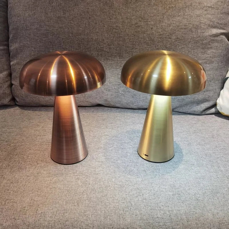 EMBER CAP // Rechargeable Mushroom Table Lamp