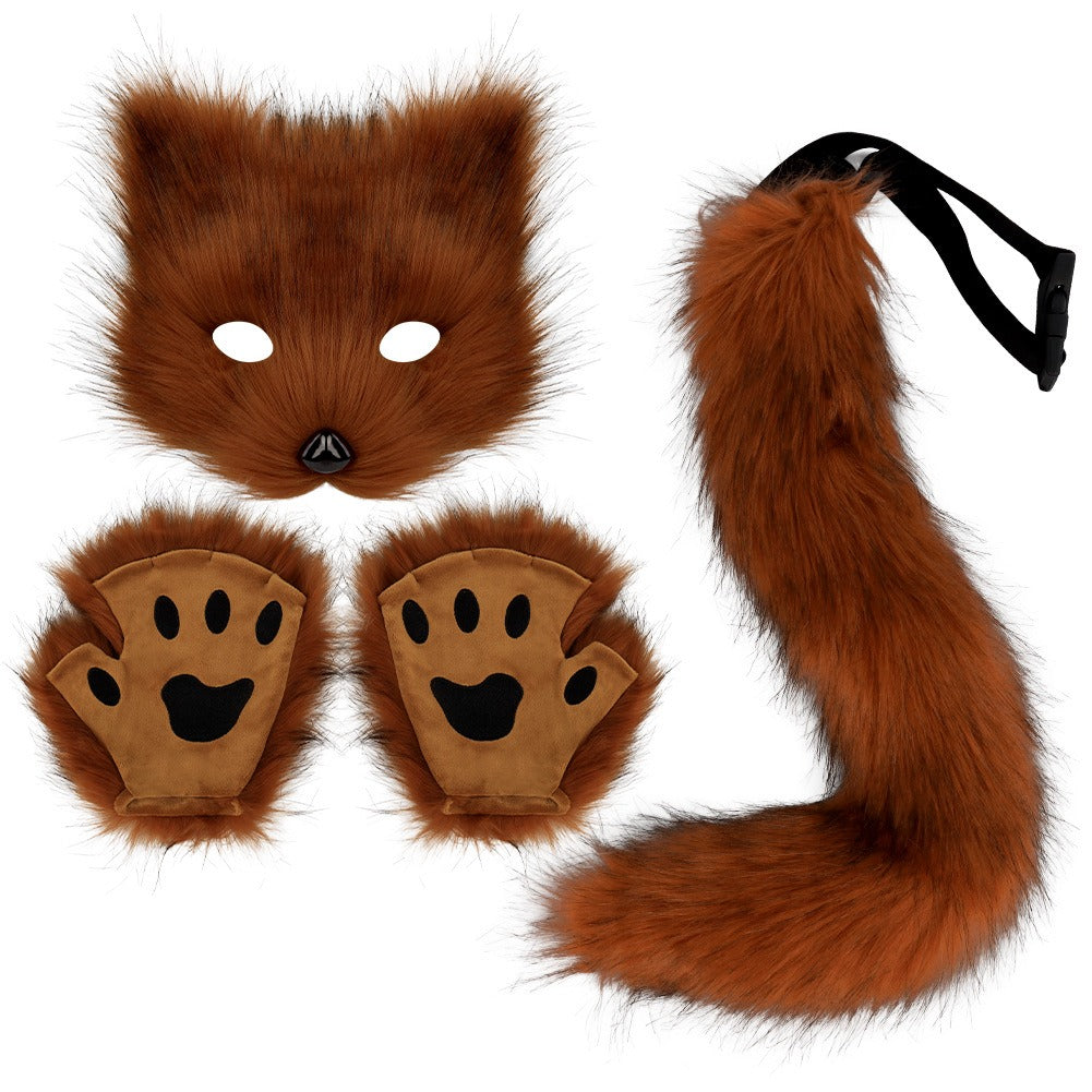 FERAL SET // Fox Mask, Gloves & Tail