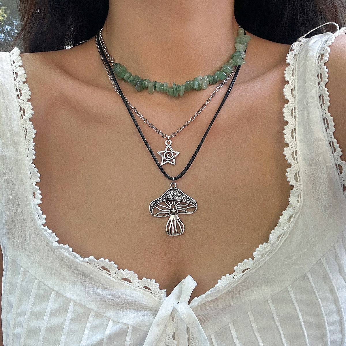 FOREST TALISMAN // Mushroom Necklace
