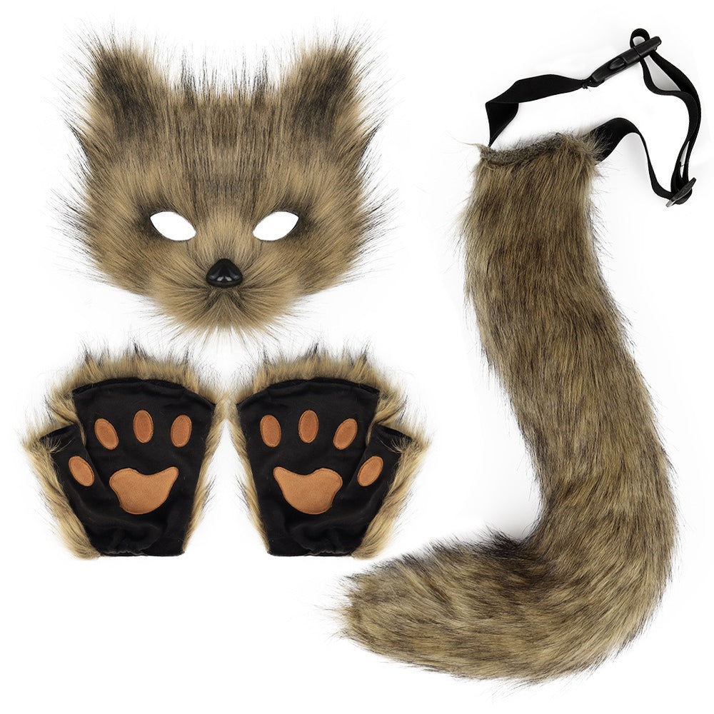 FERAL SET // Fox Mask, Gloves & Tail