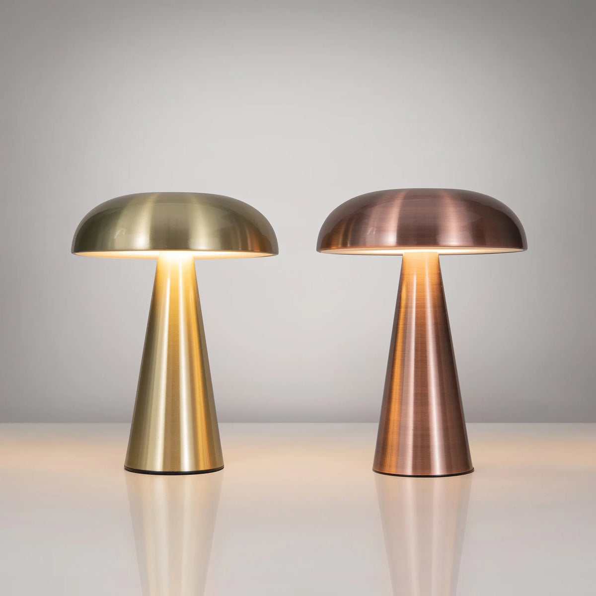 EMBER CAP // Rechargeable Mushroom Table Lamp