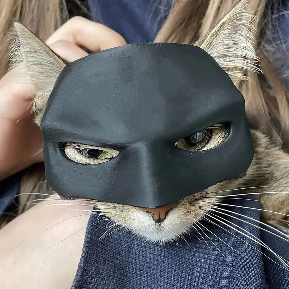 NIGHTCAT // Black Bat Cat Mask