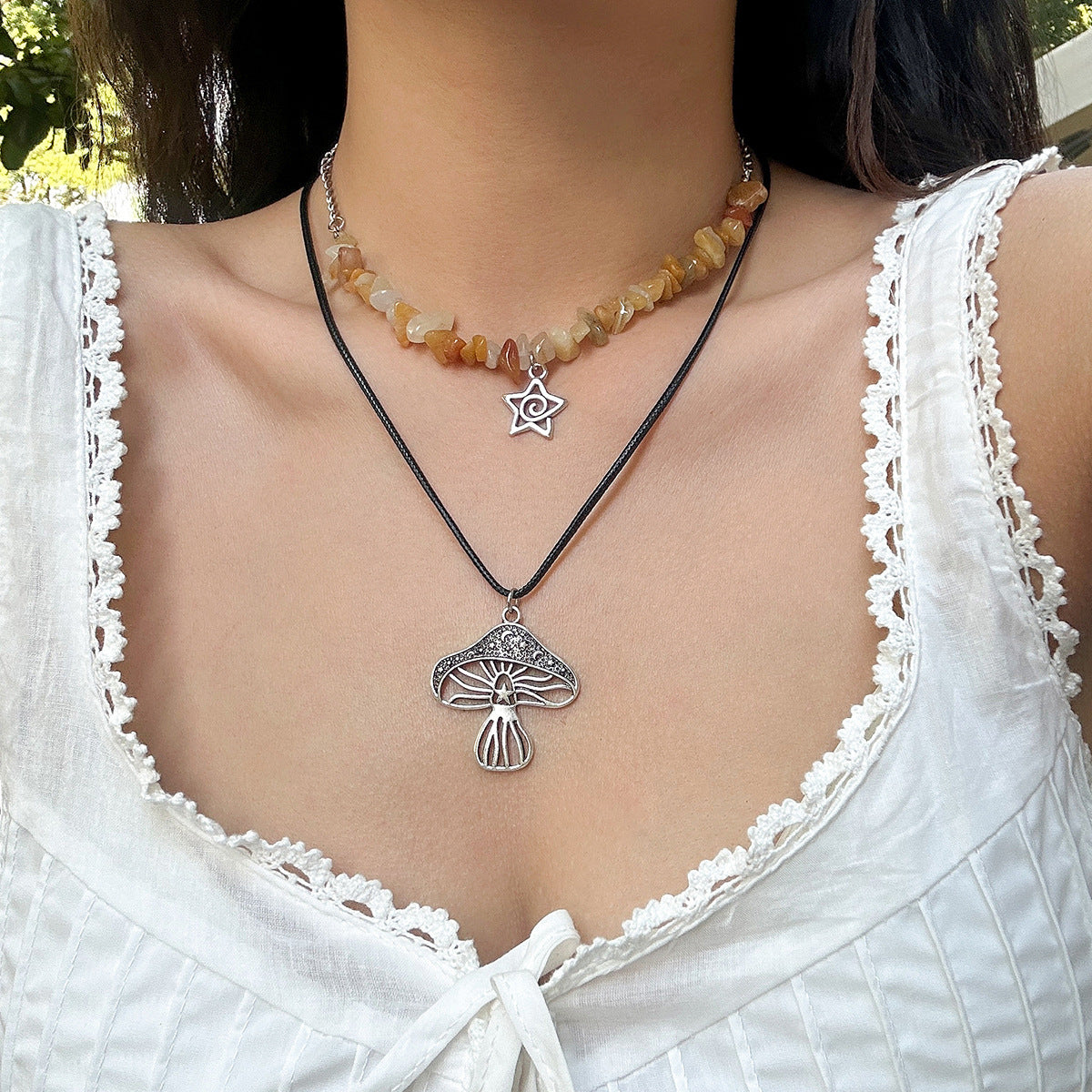 FOREST TALISMAN // Mushroom Necklace